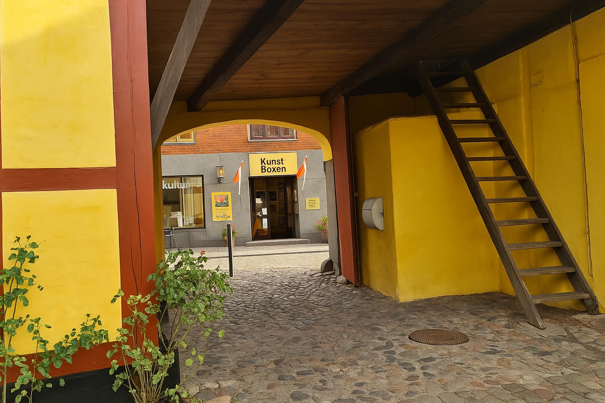 Passage til Kunst-Boxen Galleria 2